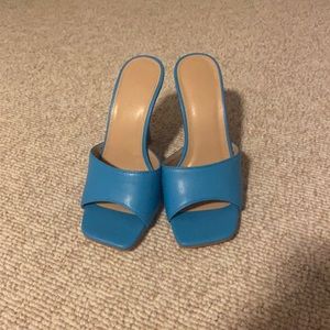 Blue heels